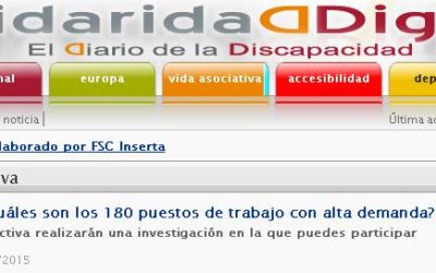 NOTICIA WEB SOLIDARIDAD DIGITAL: 180 PUESTOS DE TRABAJO CON ALTA DEMANDA